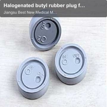 Halogenated butyl rubber plug for freezing for injection (20D4)