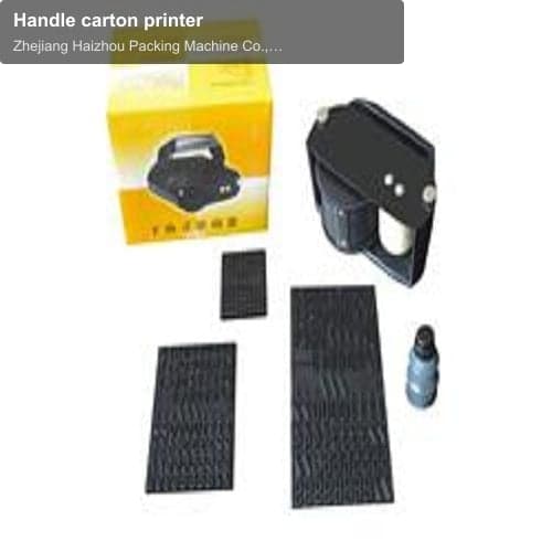 Handle carton printer