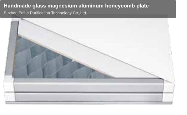 Handmade glass magnesium aluminum honeycomb plate