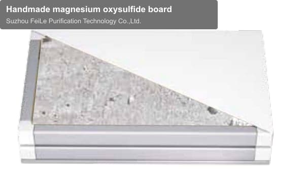 Handmade magnesium oxysulfide board
