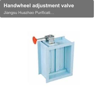 Handwheel adjustment valve
