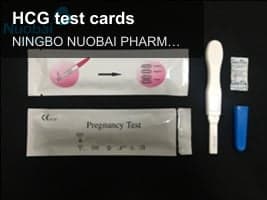 HCG test cards