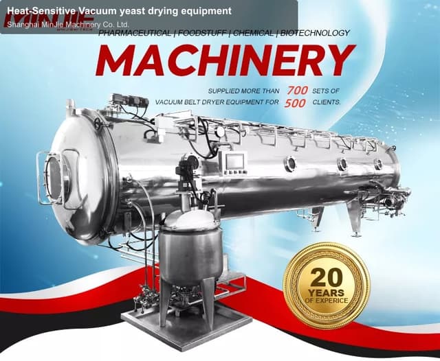 Heat-Sensitive Vacuum yeast drying equipment