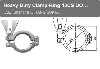Heavy Duty Clamp-Ring 13CS DOUBLE PIN CLAMP
