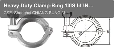 Heavy Duty Clamp-Ring 13IS I-LINE CLAMP