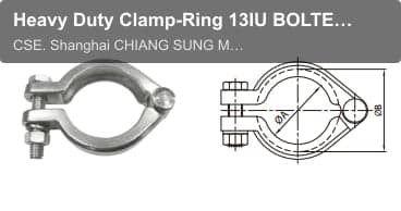 Heavy Duty Clamp-Ring 13IU BOLTED CLAMP