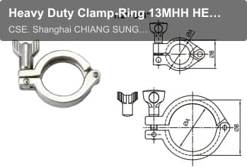 Heavy Duty Clamp-Ring 13MHH HEAVY DUTY SINGLE PIN CLAMP