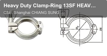 Heavy Duty Clamp-Ring 13SF HEAVY DUTY DOUBLE PIN CLAMP