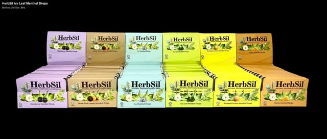 HerbSil Ivy Leaf Menthol Drops