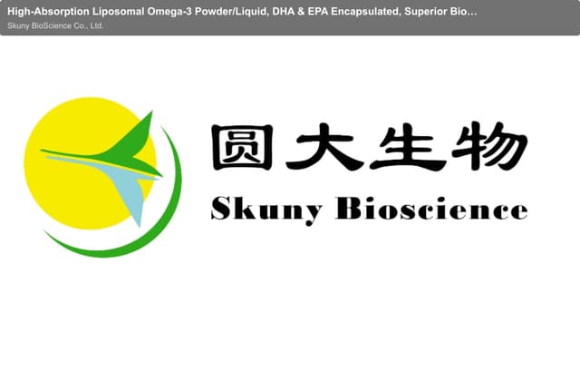 High-Absorption Liposomal Omega-3 Powder/Liquid, DHA & EPA Encapsulated, Superior Bioavailability for Dietary Supplements