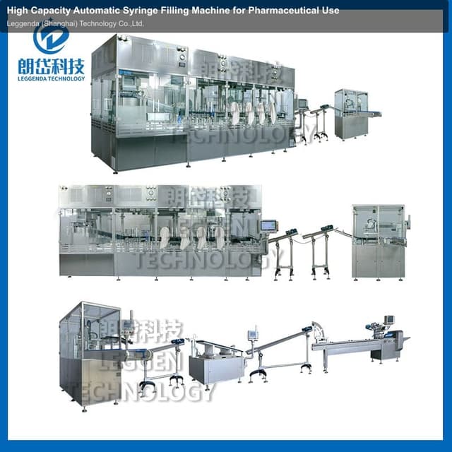 High Capacity Automatic Syringe Filling Machine for Pharmaceutical Use