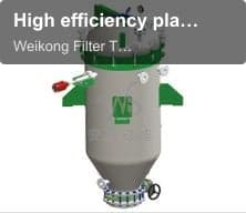 High efficiency plate sealing filter