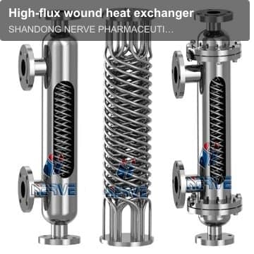 High-flux wound heat exchanger