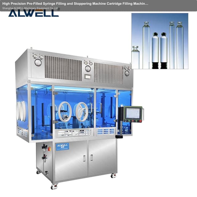 High Precision Pre-Filled Syringe Filling and Stoppering Machine Cartridge Filling Machine for Pharmaceutical Applications