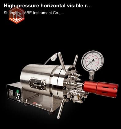 High-pressure horizontal visible reactor