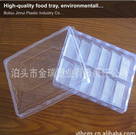 High-quality food tray, environmentally friendly plastic tray, complete specifications, plastic tray