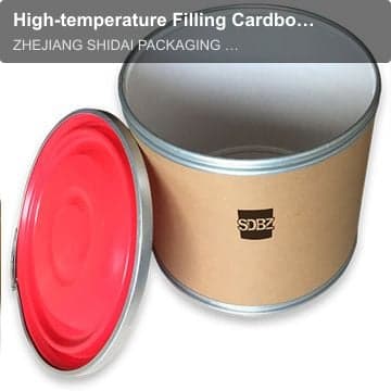 High-temperature Filling Cardboard Drum
