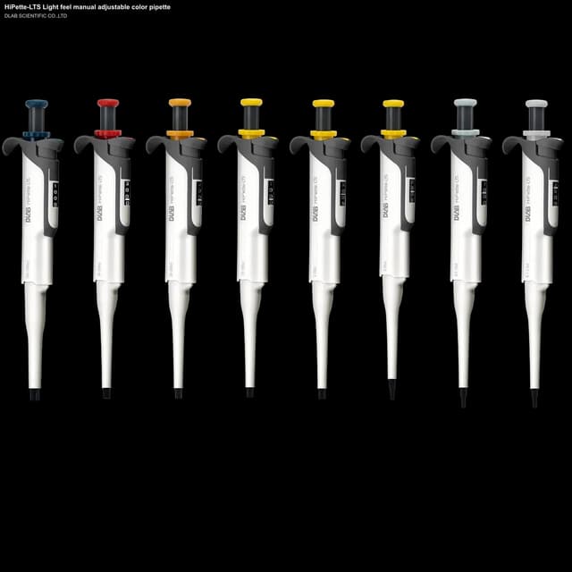 HiPette-LTS Light feel manual adjustable color pipette