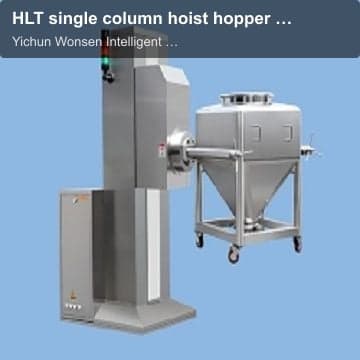 HLT single column hoist hopper mixer