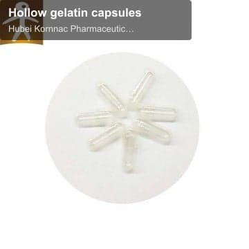 Hollow gelatin capsules