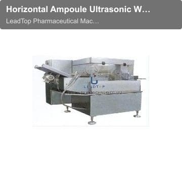 Horizontal Ampoule Ultrasonic Washing Machine