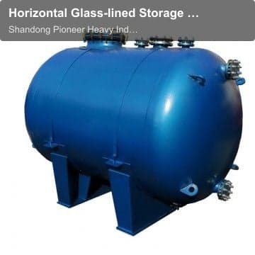 Horizontal Glass-lined Storage Tank
