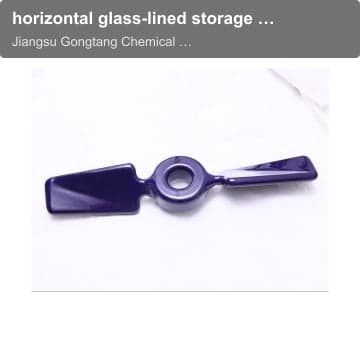 horizontal glass-lined storage tank