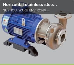 Horizontal stainless steel pump (GS SERIES)