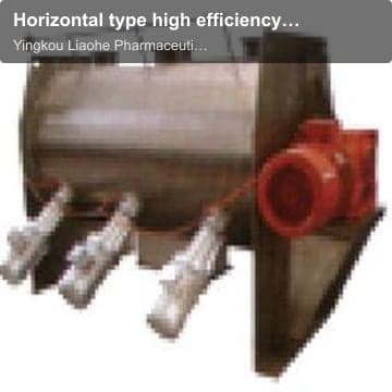 Horizontal type high efficiency mixer with plough knife
