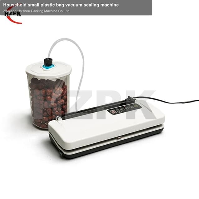 Household small plastic bag vacuum sealing machine
