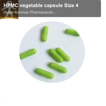 HPMC vegetable capsule Size 4