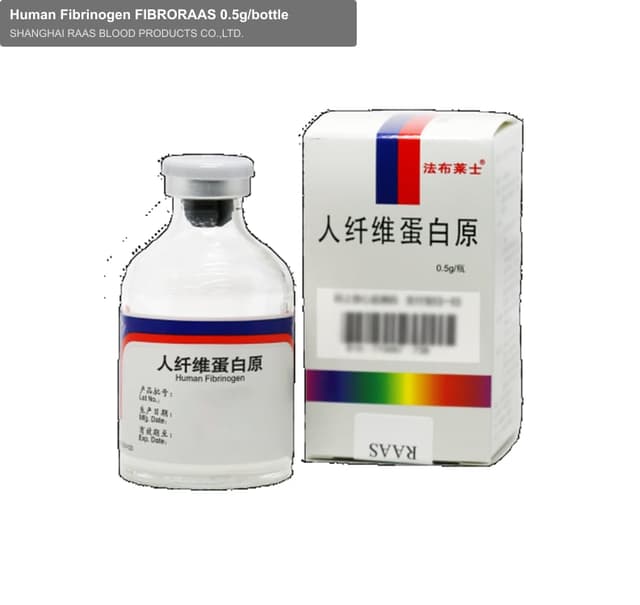 Human Fibrinogen FIBRORAAS 0.5g/bottle