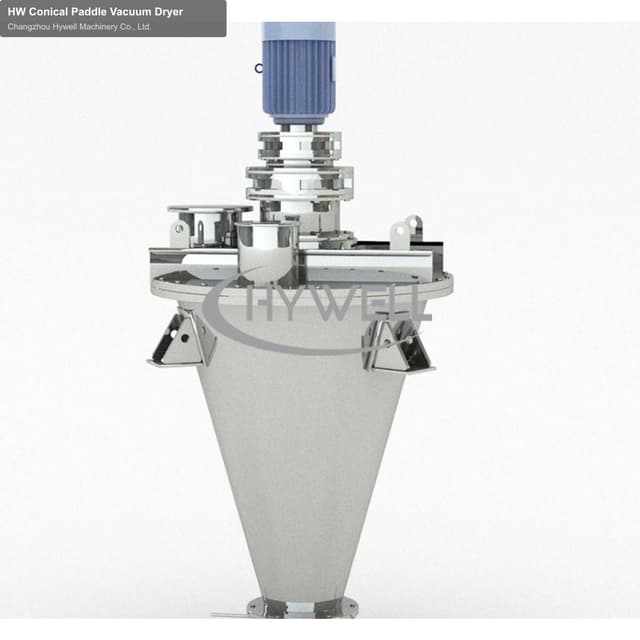 HW Conical Paddle Vacuum Dryer