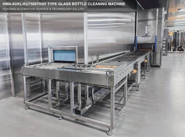 HWA-KI/KL/KU7500TRAY TYPE GLASS BOTTLE CLEANING MACHINE