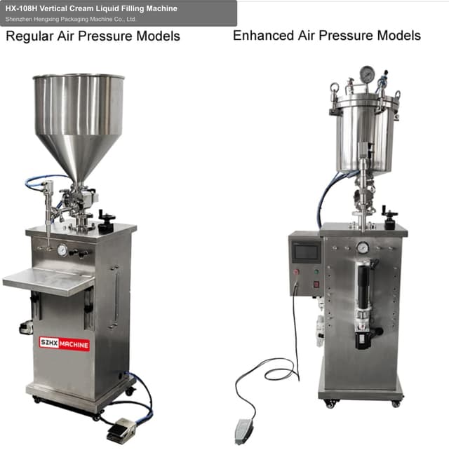 HX-108H Vertical Cream Liquid Filling Machine