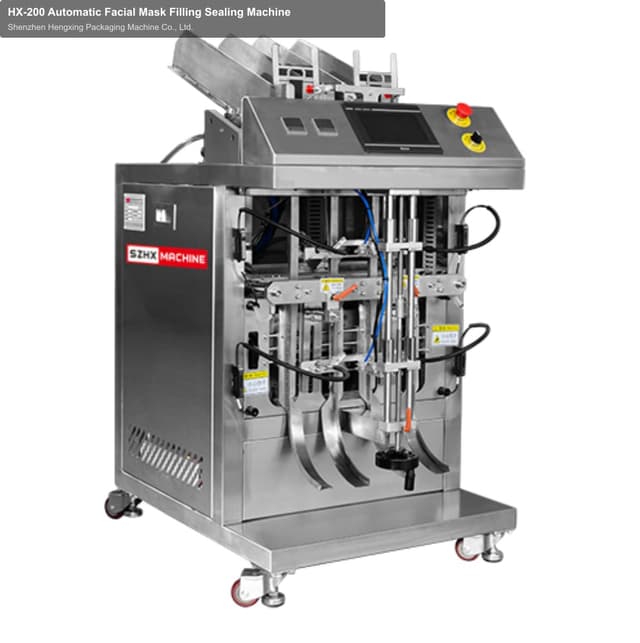 HX-200 Automatic Facial Mask Filling Sealing Machine