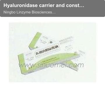 Hyaluronidase carrier and construction