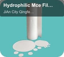 Hydrophilic Mce Filter Membrane for Aqueous Solutions