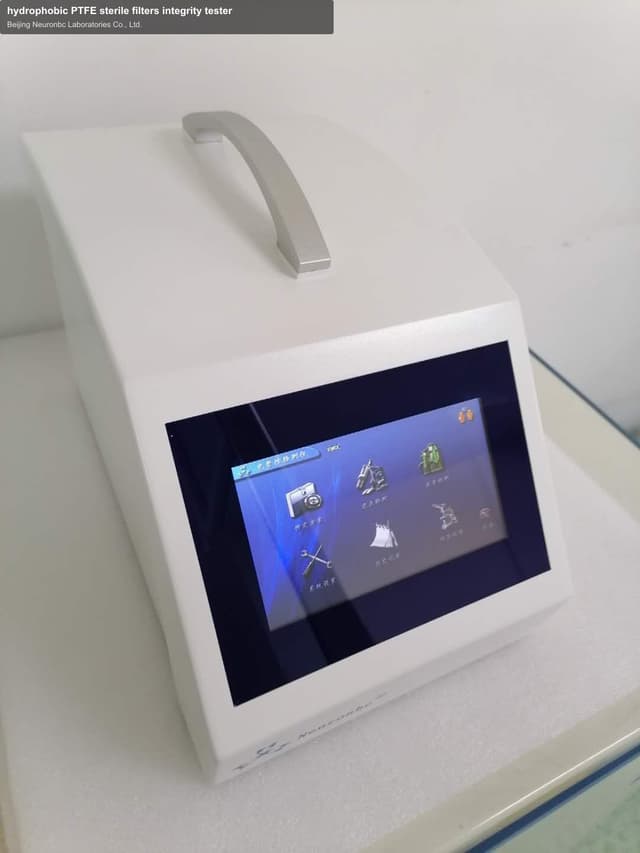 hydrophobic PTFE sterile filters integrity tester