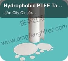 Hydrophobic PTFE Taflon Tape PTFE Filter Membrane for Filtration