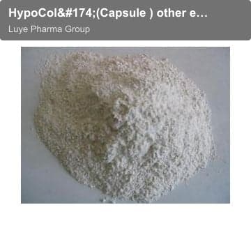 HypoCol®(Capsule ) other excipients and drug formulation