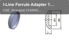 I-Line Ferrule Adapter 16AI-15I Female I-Line End Cap
