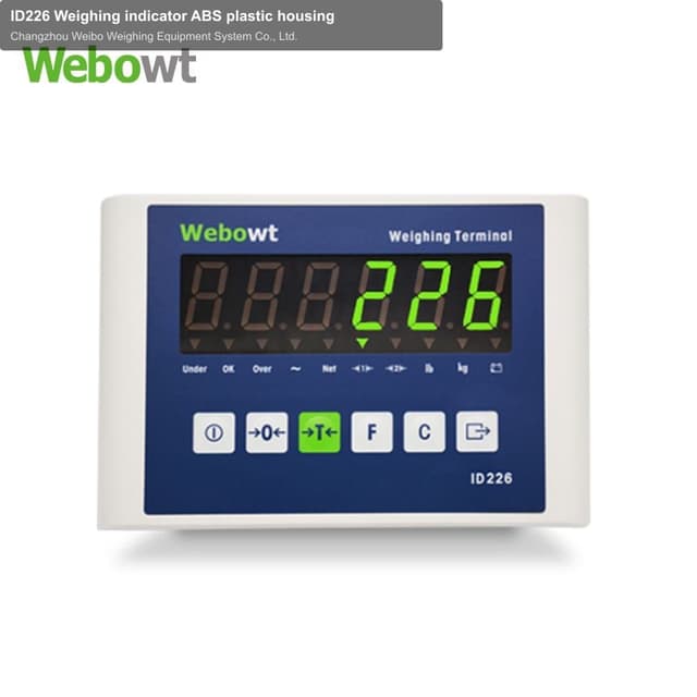 ID226 Weighing indicator ABS plastic housing