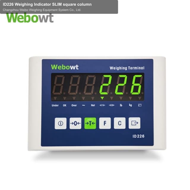 ID226 Weighing Indicator SLIM square column