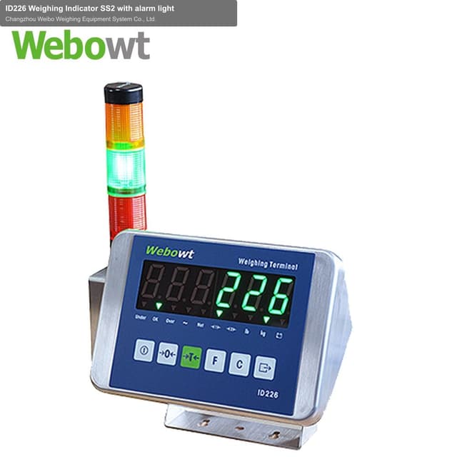 ID226 Weighing Indicator SS2 with alarm light