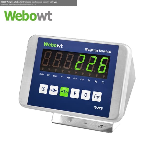 ID226 Weighing Indicator Stainless steel square column wall type
