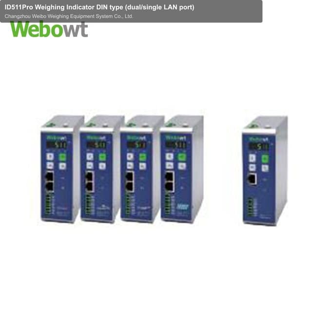 ID511Pro Weighing Indicator DIN type (dual/single LAN port)