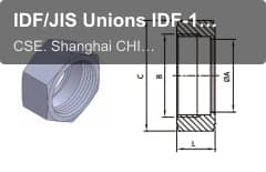 IDF/JIS Unions IDF-13H Hex.nut