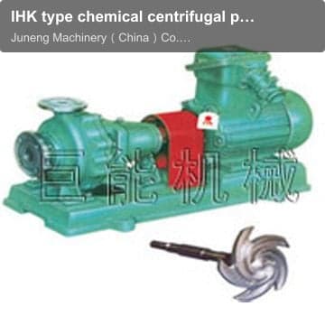IHK type chemical centrifugal pump /IHK-BW insulat
