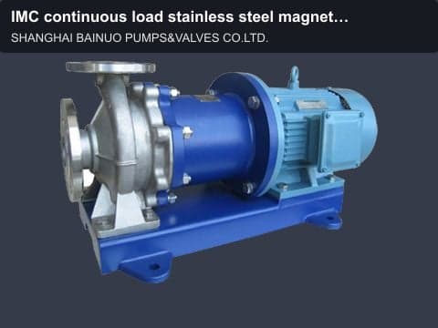 IMC continuous load stainless steel magnetic pump